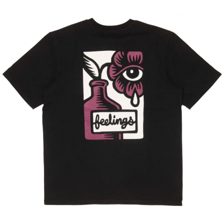 And feelings Flower Tee - Black