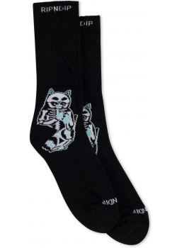 Rip N Dip Lord Skelly Socks - Black