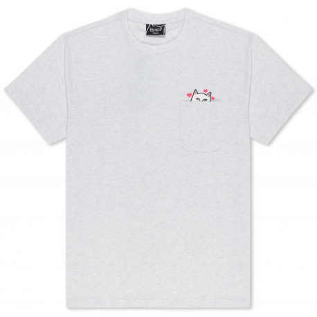 Rip N Dip Nermal Loves Pocket Tee - Ash Heather