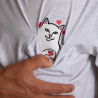 Rip N Dip Nermal Loves Pocket Tee - Ash Heather