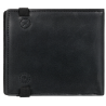 Element Strapper Leather Wallet - Black