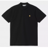 Carhartt Chase Pique Polo - Black / Gold