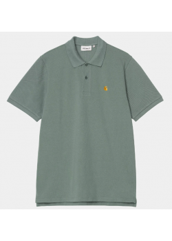 Carhartt Chase Pique Polo - Silver Pine / Gold