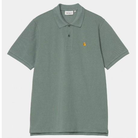 Carhartt Chase Pique Polo - Silver Pine / Gold