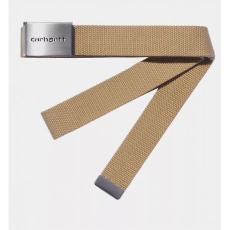 Carhartt Clip Belt Chrome - Dusty H Brown