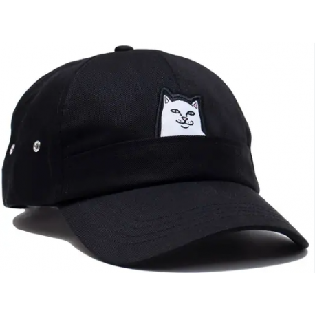 LORD Nermal 6 Panel Hat - Black