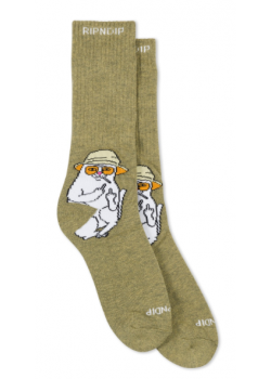 RIP N DIP Nermal S Thompson Socks - Heather Olive