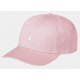 Madison Logo Cap -   Air Pink / White