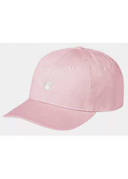 Carhartt Madison Logo Cap -   Air Pink / White