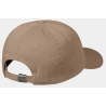 Carhartt Madison Logo Cap - Leather / White