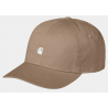 Carhartt Madison Logo Cap - Leather / White