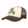 Screaming Grizzly Meshback Cap - Brown / Tan