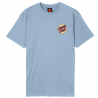 Santa Cruz Wagon Dot Chest Tee - Fresh Blue