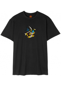 Santa Cruz Sommer Sparrow Front Tee - Black