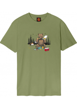 Santa Cruz Braun Pizza Bear Tee - Iguana