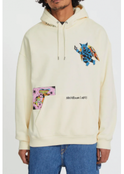 VOLCOM Bob Mollema 2 Hoodie - LIGHT BEIGE