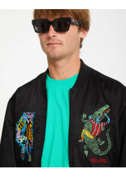 VOLCOM FA BOB MOLLEMA JACKET - BLACK