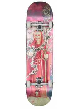 GLOBE G1 Downtown Doom - 8.0" Silver/Red - Skate Complet