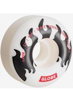 GLOBE G1 Wheels - White/Black/Flame - 54mm 99a