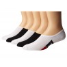 Globe Invisible Socks 5 Pack - Black / White